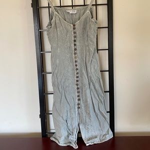 Woman's Green/Gray Sun Dress by Creative Clothing